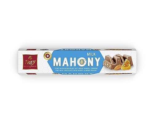 Frey Mahony Milchschkolade 100g Packung - Kakao 34% - Swiss Premium - Rainforest Alliance zerfiziert von Frey