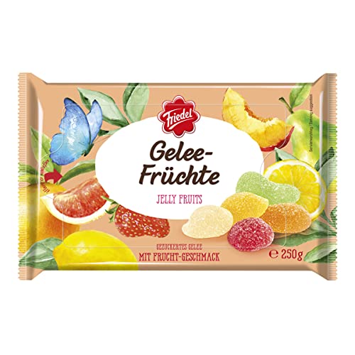 Friedel Gelee Früchte gezuckertes Gelee mit Fruchtgeschmack 250g von Friedel