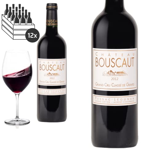 12er Karton 2012 Château Bouscaut Pessac-Léognan Grand Cru Classé de Graves - Rotwein von Friedrich Kroté