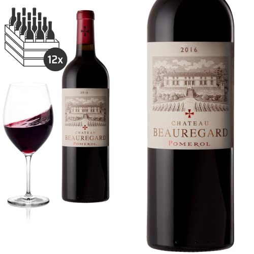 12er Karton 2016 Pomerol Château Beauregard Bio Rotwein von Baron-Fuente