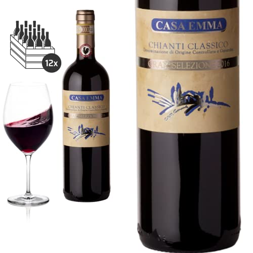 12er Karton 2017 Chianti Classico Gran Selezion DOCG von Casa Emma - Rotwein von Baron-Fuente