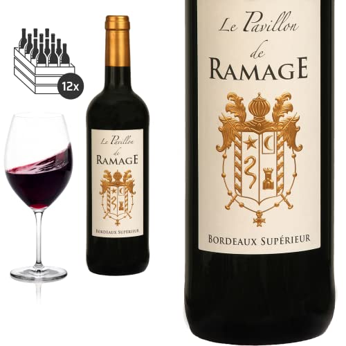 12er Karton 2018 Bordeaux Superieur Le Pavillion de Ramage von Château Ramage la Batisse - Rotwein von Baron-Fuente