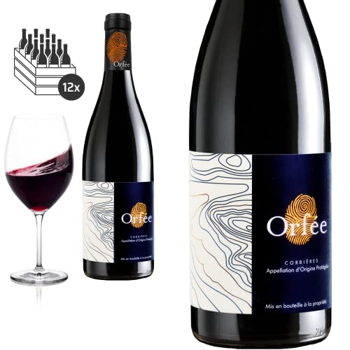 12er Karton 2018 Corbières rouge Cuvée Orfée Celliers d'Orfée - Ornaisons - Rotwein von Baron-Fuente