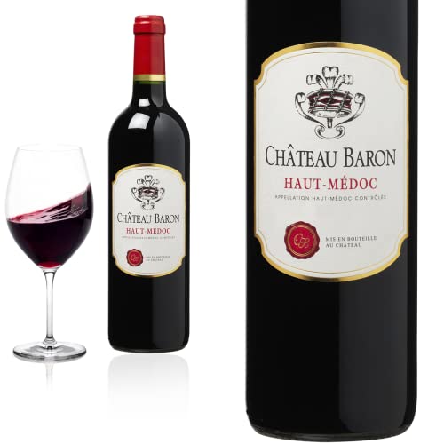 12er Karton 2019 Haut-Médoc Château Baron - Rotwein von Baron-Fuente