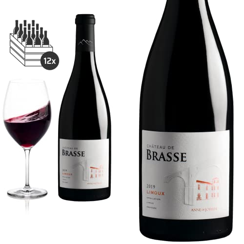 12er Karton 2019 Limoux rouge von Château de Brasse - Rotwein von Baron-Fuente