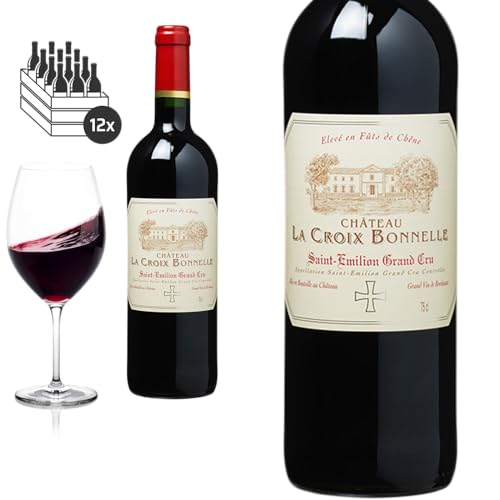 12er Karton 2019 Saint-Emilion Grand Cru von Château la Croix Bonelle - Rotwein von Baron-Fuente