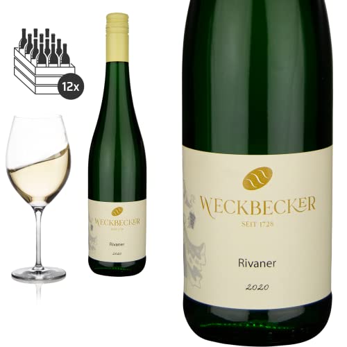 12er Karton 2020 Rivaner Mosel trocken von Weingut Weckbecker - Weißwein von Baron-Fuente