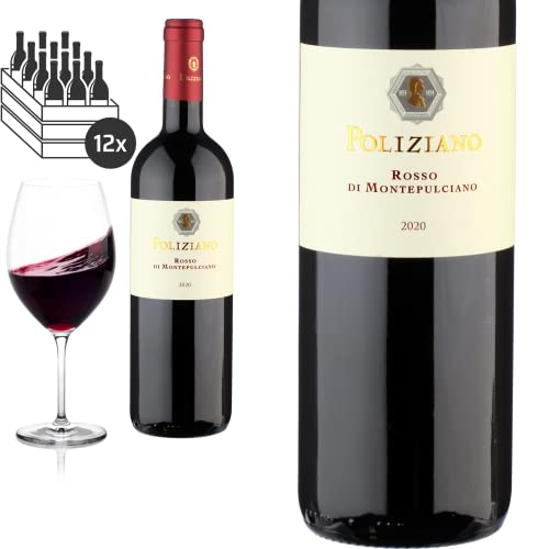 12er Karton 2020 Rosso di Montepulicano Poliziano - Rotwein von Friedrich Kroté