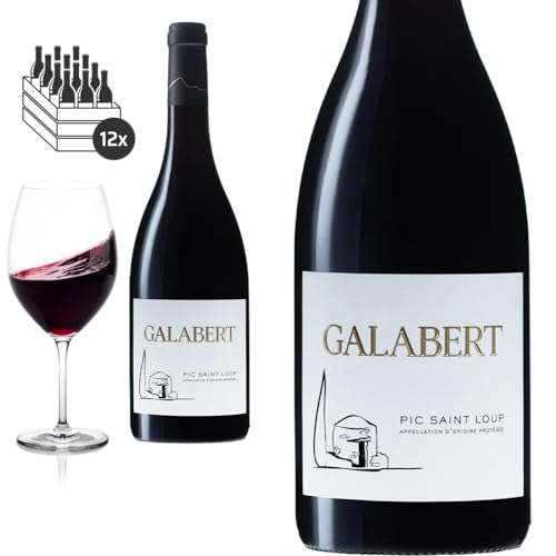 12er Karton 2021 Pic Saint-Loup Rouge - Galabert von Cellier du Pic - Rotwein von Baron-Fuente