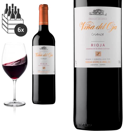 6er Karton 2018 Rioja Crianza Vina del Oja von Bodegas Senorio de Arana - Rotwein von Baron-Fuente