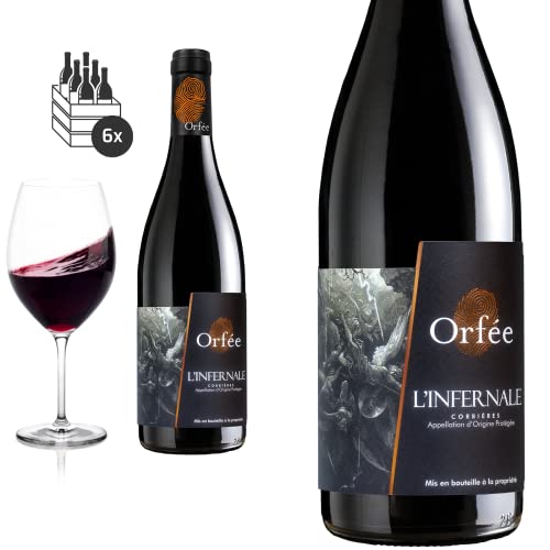 6er Karton 2020 Corbières rouge Cuvée L?Infernale Orfée Celliers d'Orfée - Ornaisons - Rotwein von Friedrich Kroté