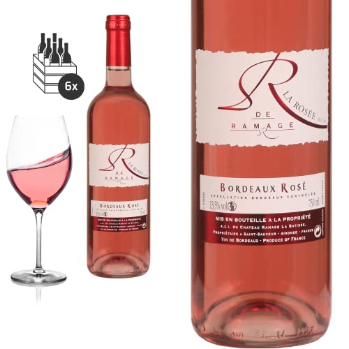 6er Karton 2021 Bordeaux rosé La ROSEE de Ramage von Château Ramage la Batisse - Rosewein von Baron-Fuente