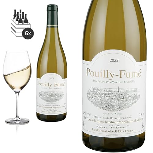 6er Karton 2023 Pouilly Fumé Domaine Les Chaumes von Jean-Jacques Bardin - Weißwein von Baron-Fuente