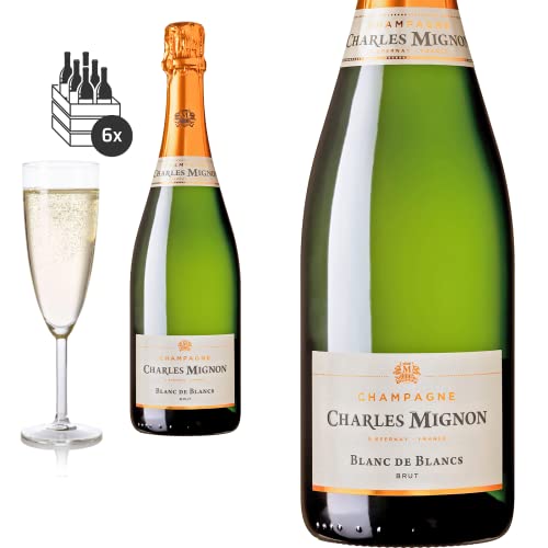 6er Karton Champagne Blanc de Blanc Brut von Charles Mignon (6 x 0,75 l) von Baron-Fuente