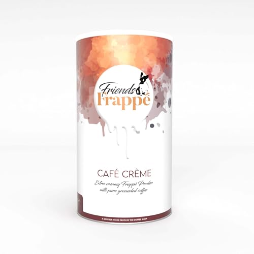 Friends Frappé Mix Pulver für Frappé und Milchshake (1000g) - Café Crème Frappé | Coffee Milchshake von Friends Frappé