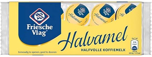 Koffiemelk Friesche vlag halvamel 7,5 gram 10 cups von Friesche Vlag