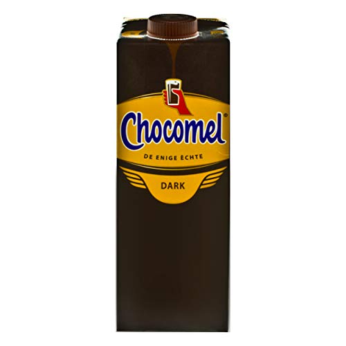 Chocomel Dark Choco Kakao Karton, Trinkschokolade, Holland Schoko, Dunkle Trink Schokolade, 1 L von FrieslandCampina