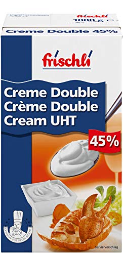 Frischli Creme Double 45% Sahniger Rahm für maximalen Geschmack 1000g von frischli Milchwerke GmbH Zentrale