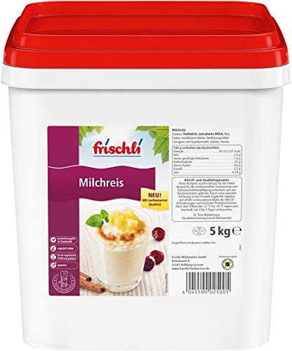 Frischli Milchreis wie lecker und frisch gekocht mit bestem Geschmack 5000g von frischli Milchwerke GmbH