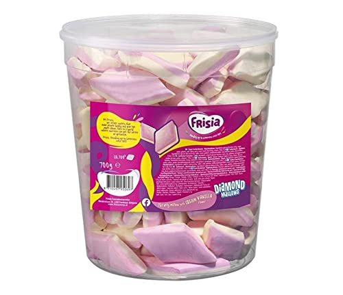 Frisia Diamond Mallows | Marshamallows mit Vanille- Geschmack | 700g von Frisia