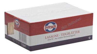 Fritsch Lasagne 3kg, Gelb von Fritsch