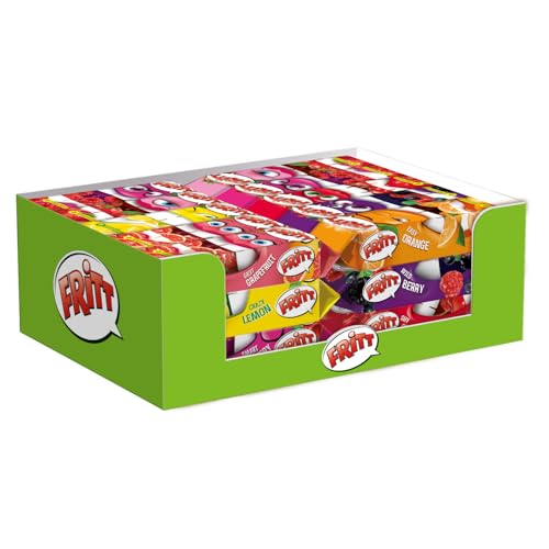 FRITT Frucht 30 x 70g, Kaubonbon-Streifen mit Vitamin C, in 7 leckeren & fruchtigen Geschmacksrichtungen von Fritt