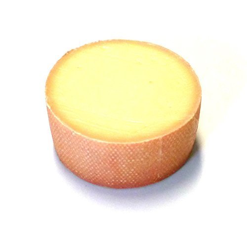 Tete de Moine Käse Classic ca 400g halbierter Laib für Girolle Käsehobel KÜHLBOX-Versand mit Styroporbox und Spezialkühlakku für Lebensmittelversand von Fromage de Bellelay Tete de Moine