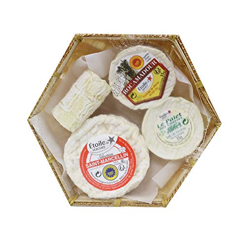 Französische Käse-Kompositionen, Set aus 4 Weichkäsesorten, 185g von Fromi