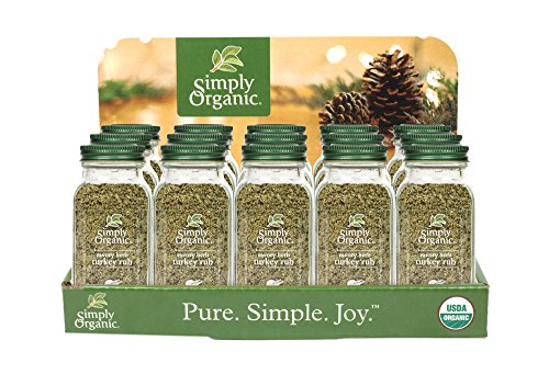 Simply Organic Pute Rub Holiday Tablett, 15 Stück, 70 ml von Frontier Co-op