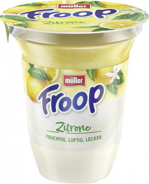 Müller Froop Frucht auf Joghurt Zitrone von Froop