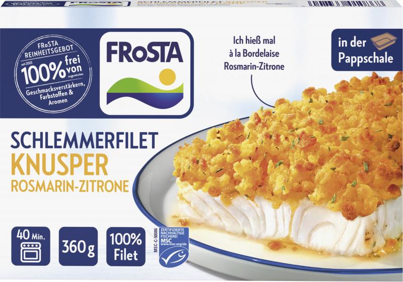 Frosta Schlemmerfilet Knusper Rosmarin-Zitrone von Frosta