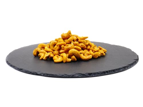 Cashewkerne geröstet mit Tellicherry-Pfeffer veredelt 1000g | gewürzte Cashew Kerne | 100g/250g/500g/1kg | würziger Nüsse Snack | Cashewnüsse gesalzen | Nüsse | Kerne | von Frucht & Nuss Genuss