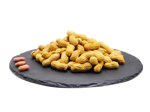 Erdnüsse in der Schale 1000g | geröstet ohne Salz | 100g/250g/500g/1kg | ganze Erdnüsse mit Schale | Erdnuss | Erdnusskerne | leckerer Snack | von Frucht & Nuss Genuss