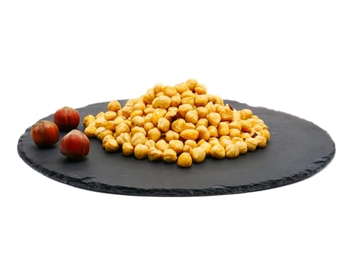 Haselnüsse blanchiert und geröstet Sorte Piemonte 1000g | Haselnusskerne geschält aus Italien | 100g/250g/500g/1kg | Nüsse ohne Salz | Haselnuss Kerne ohne Haut | von Frucht & Nuss Genuss