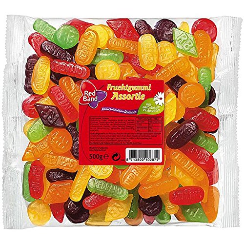 12 Beutel a 500g Red Band Fruchtgummi Assortie Redband von Fruchtgummi Assortie