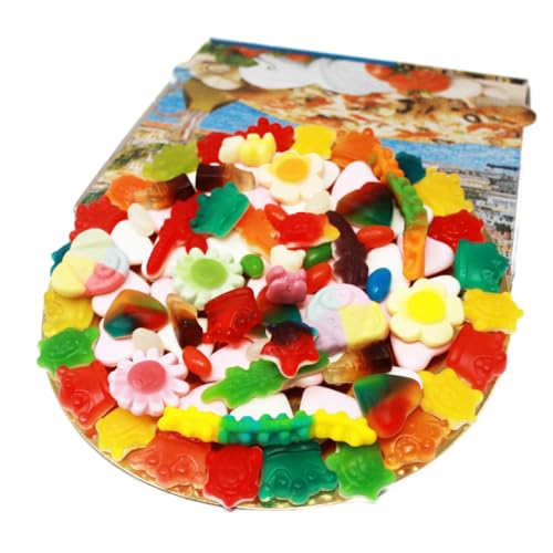 Fruchtgummi Fantasie Pizza im Pizzakarton luftdicht verschweißt 500g von Fruchtgummi Bären & Co.