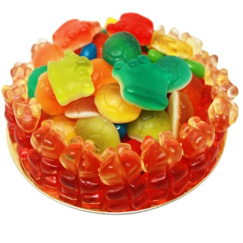 Fruchtgummi Fußball Torte aus süßen farbenfrohen Fruchtgummi 600g von Fruchtgummi Bären & Co.