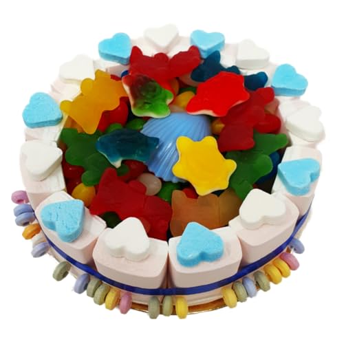 Fruchtgummi Geburtstagstorte Happy Birthday Geschenkidee Jungen 550g von Fruchtgummi Bären & Co.