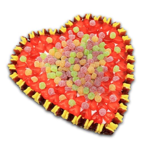 Fruchtgummi Herztorte Liebling Hochzeitsherz süße Geschenkidee 1300g von Fruchtgummi Bären & Co.