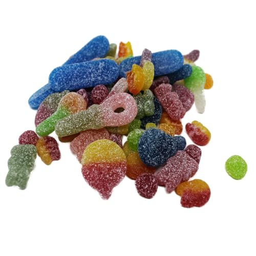 Fruchtgummi Mischung süß und sauer gezuckerter bunter Mix 175g von Fruchtgummi Bären & Co.