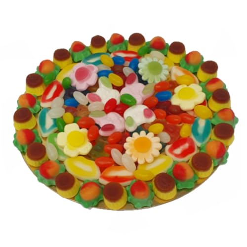 Fruchtgummi Osterpizza fruchtige und Geschenkidee im Pizzakarton 500g von Fruchtgummi Bären & Co.