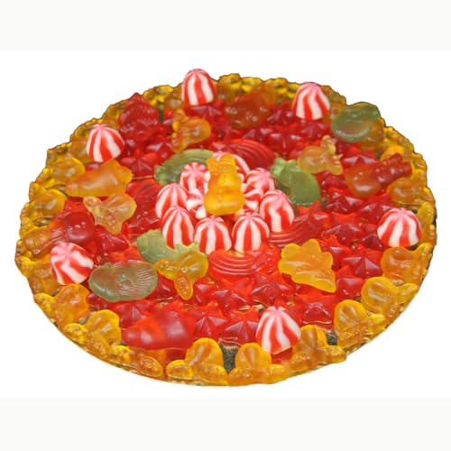 Fruchtgummi Weihnachtspizza luftdicht verschweißt 500g von Fruchtgummi Bären & Co.