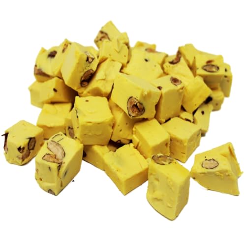 Fudge Nougat mit Limoncello Nougat Pralinen mit Mandelstücken 1000g von Fruchtgummi Bären & Co.