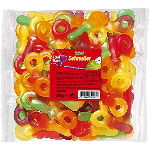 12 Beutel a 500g Red Band Fruchtgummi Schnuller Redband von Fruchtgummi Schnuller