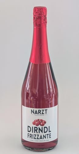 Dirndl-Frizzante (Obstperlwein aus Kornelkirschen) von Fruchtweine Narzt