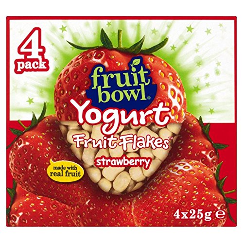 Obstschale Obstflockenerdbeere Mit Einem Joghurt -Beschichtung (4X25G) von Fruit Bowl