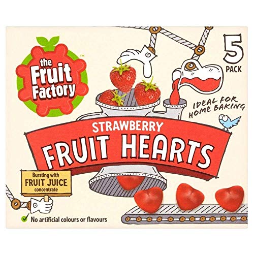 Die Obst-Fabrik Erdbeere-Frucht-Herzen 5 x 20g von the Fruit Factory