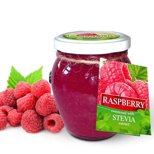 Fruit jam all natural (1 Glas, Himbeere mit Stevia) von Fruit jar