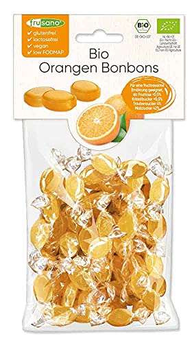 Frusano Bio-Orangenbonbons 85g von Frusano