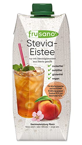 Frusano Stevia-Eistee Pfirsich 500ml von Frusano